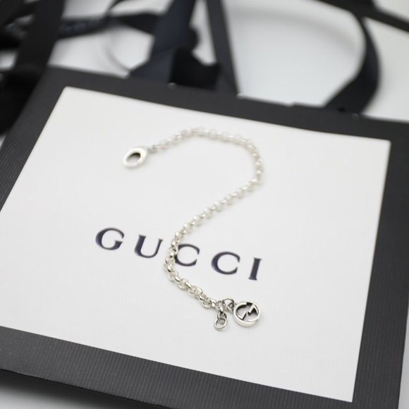 GUCCI  Bracelet Double G interlocking - Picture 2 of 9